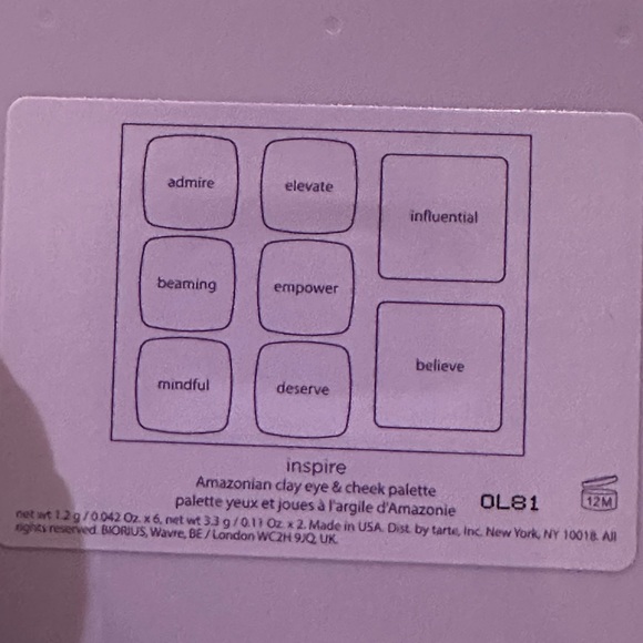 TARTE Inspire Cheek and Eyeshadow Palette - Picture 8 of 8